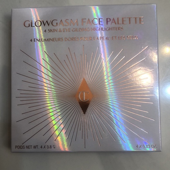 Charlotte Tilbury Glowgasm Lightgasm Light Medium Face Palette 15.2g NIB - Picture 13 of 13
